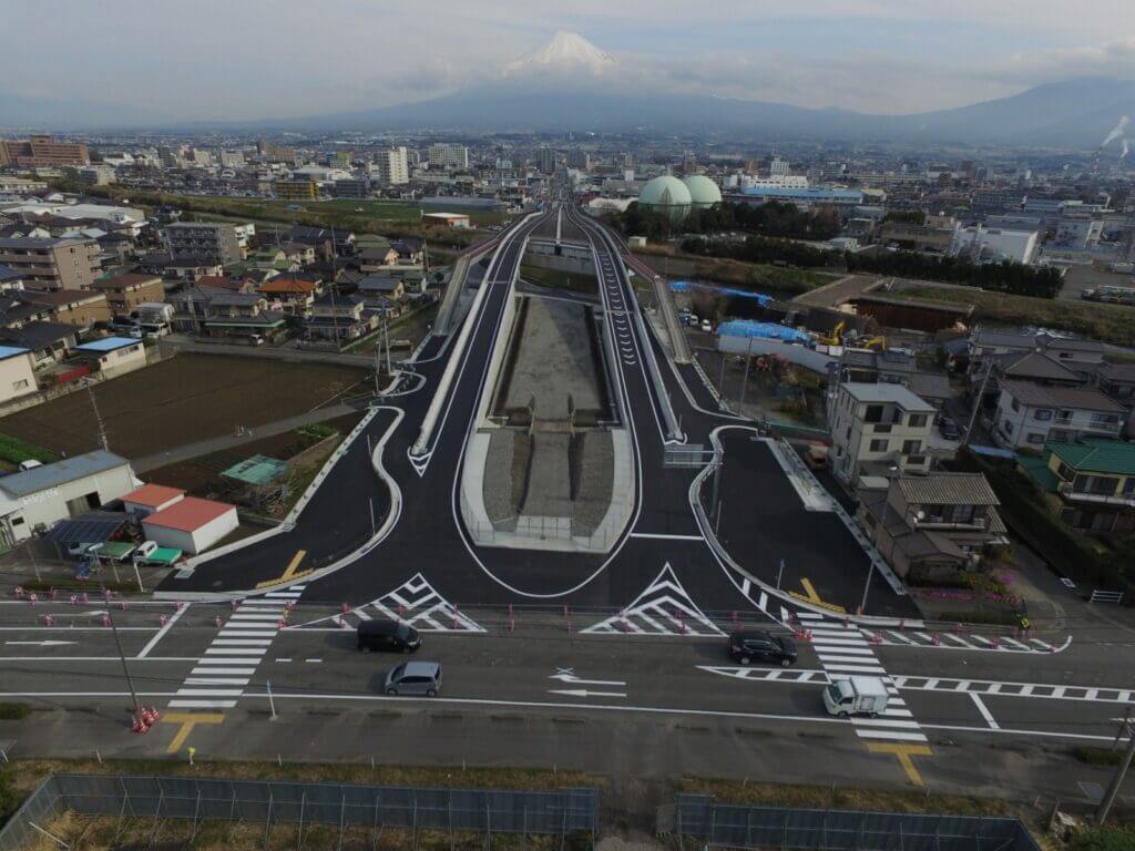 国道139号線蓼原地区道路建設工事